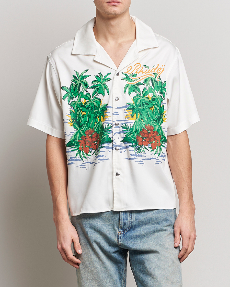 Herren |  | Rhude | Palmas Snap Shirt Off White