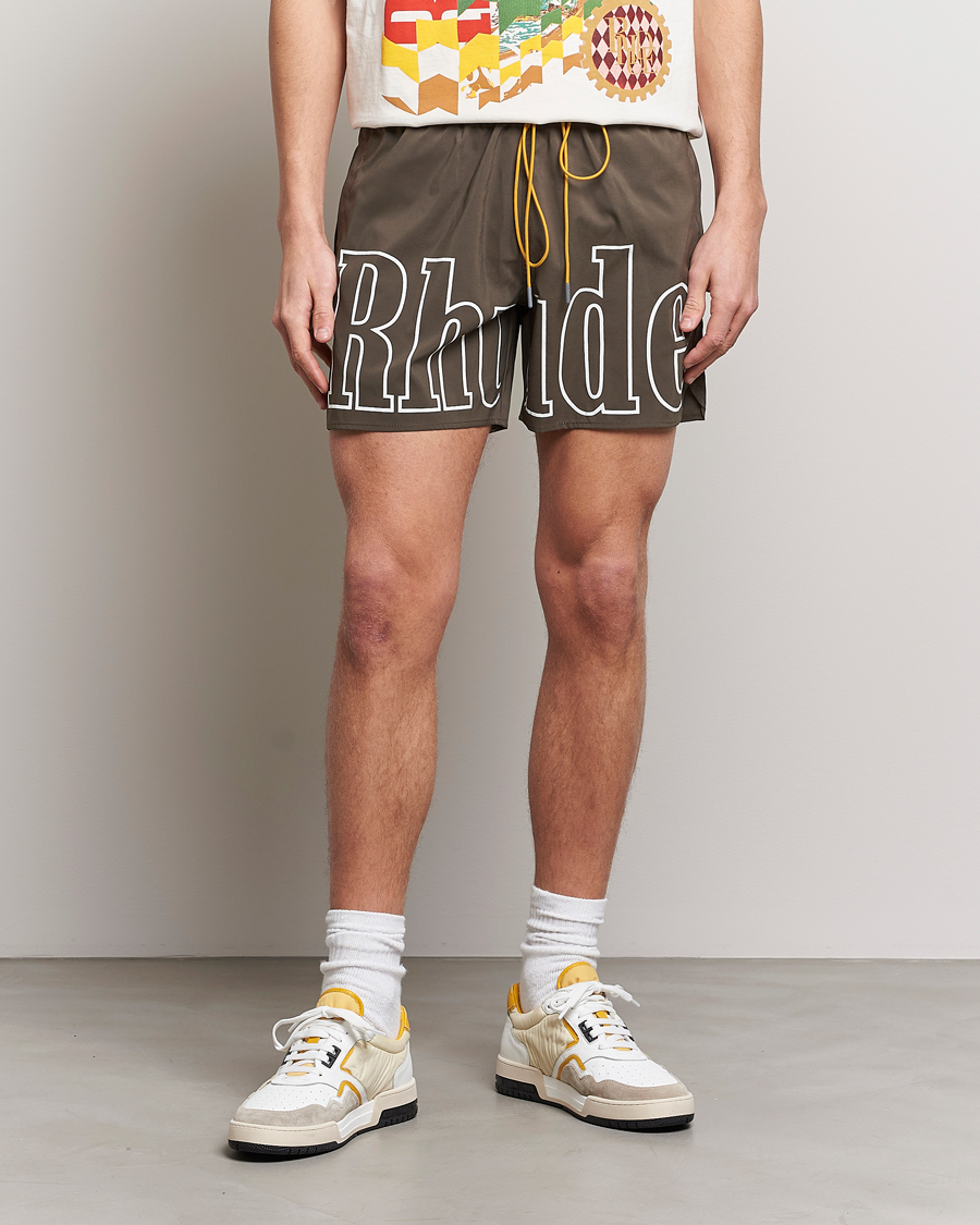 Herren | Badehosen | Rhude | Swim Trunks Dark Grey