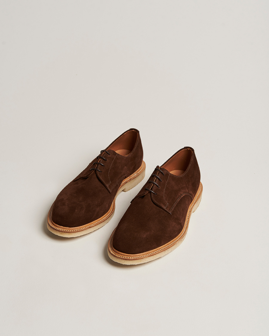 Herren | Sanders Archie Gibson Suede Derby Polo Snuff | Sanders | Archie Gibson Suede Derby Polo Snuff