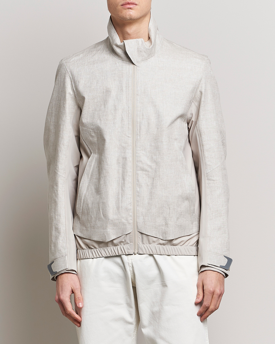 Herren |  | SEASE | Windseeker Linen Jacket Light Beige