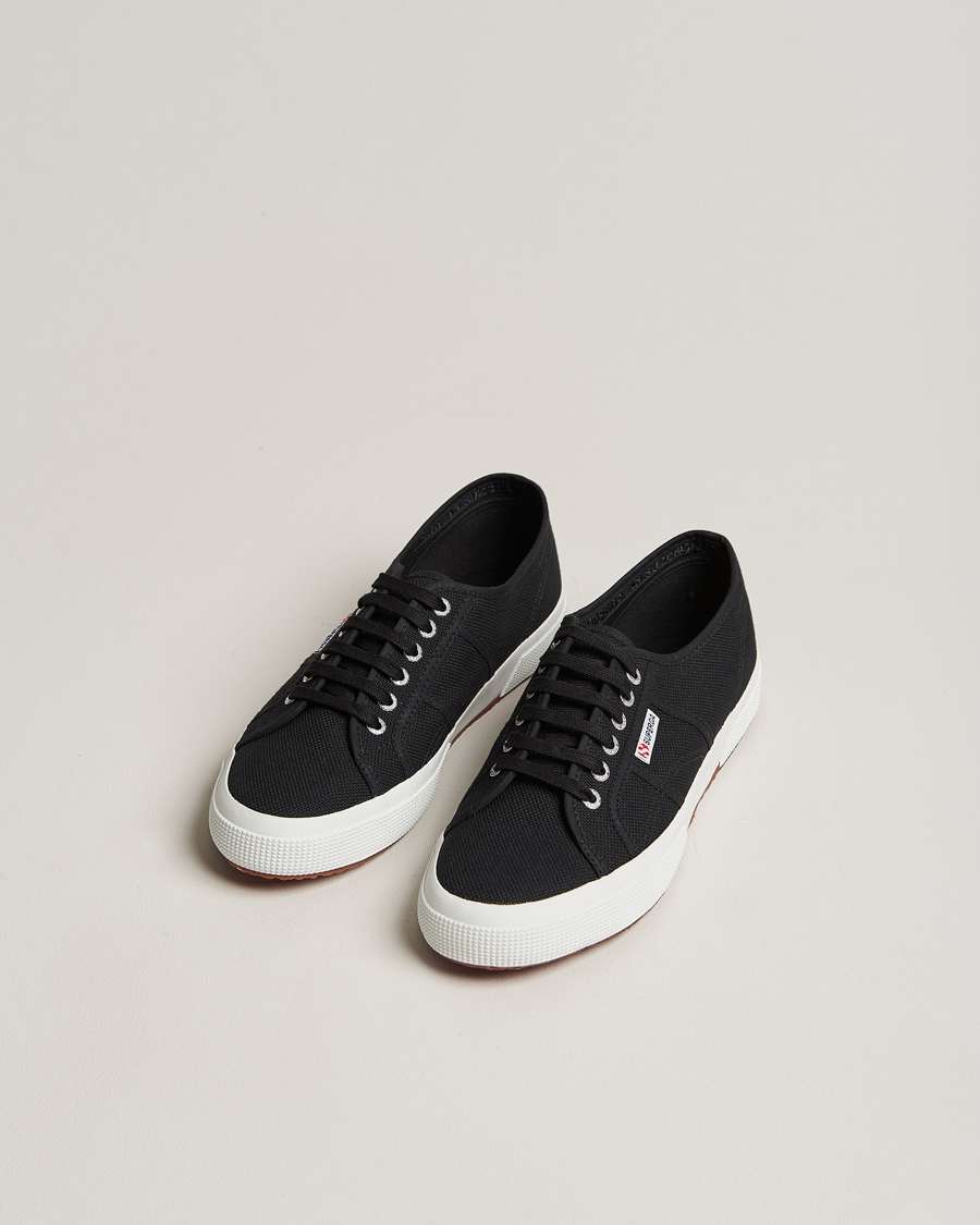 Herren | Italian Department | Superga | Canvas Sneaker Black