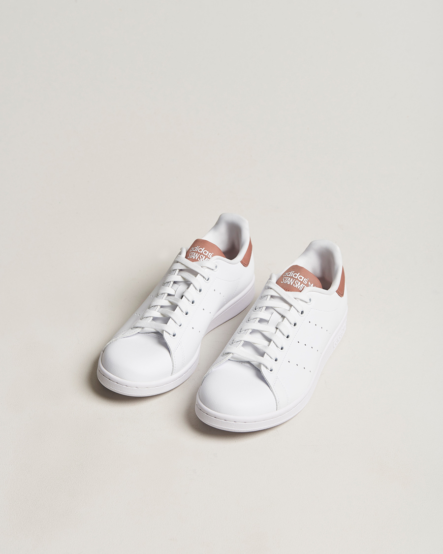 Adidas men's stan smith shoes - white/clear brown shop