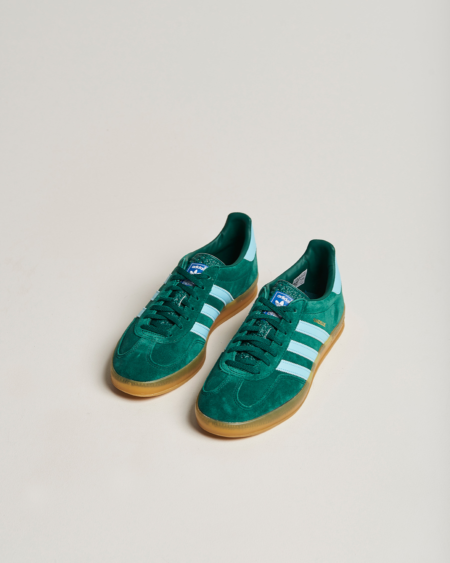 Herren |  | adidas Originals | Gazelle Sneaker Green/Sky Blue