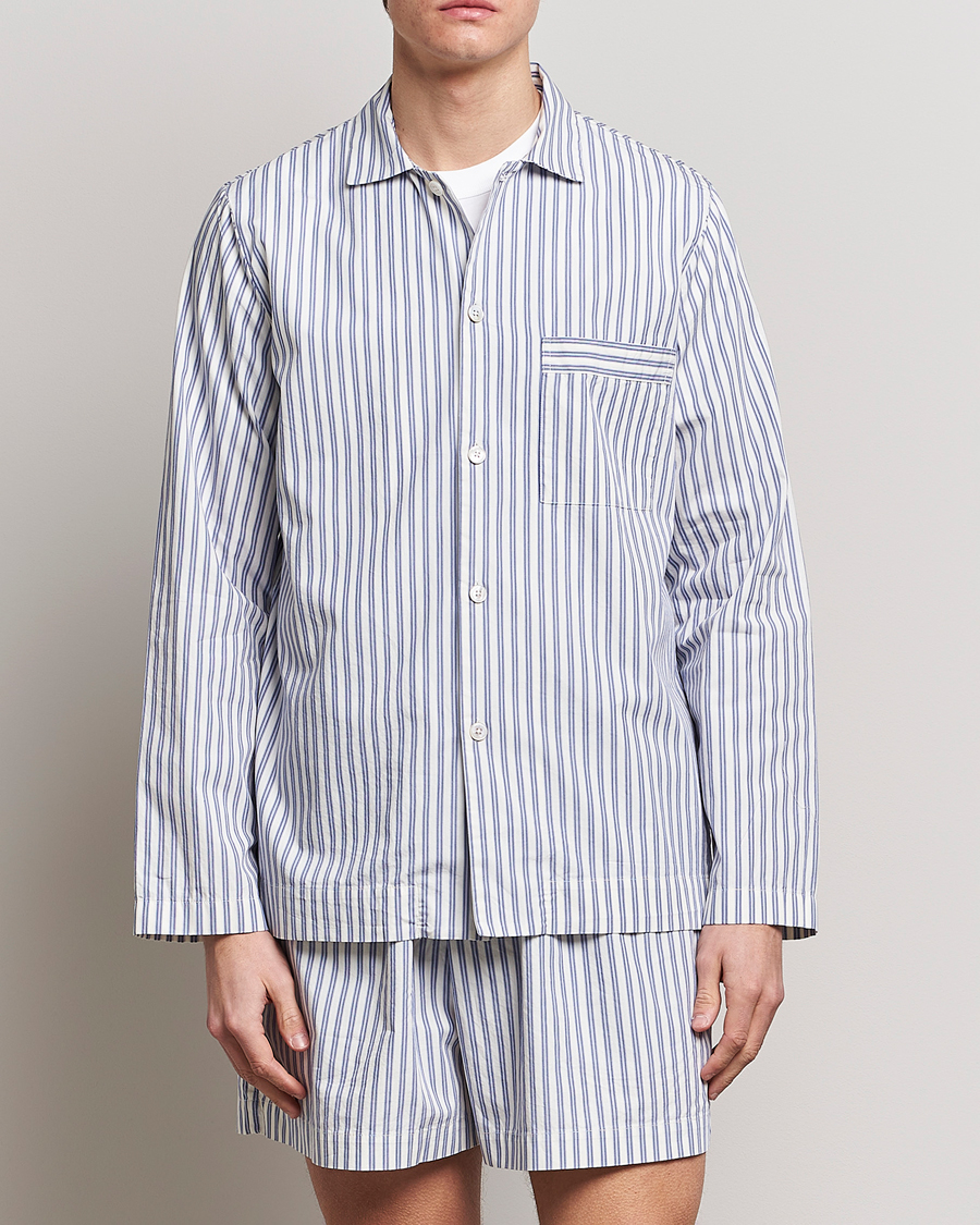 Herren |  | Tekla | Poplin Pyjama Shirt Skagen Stripes