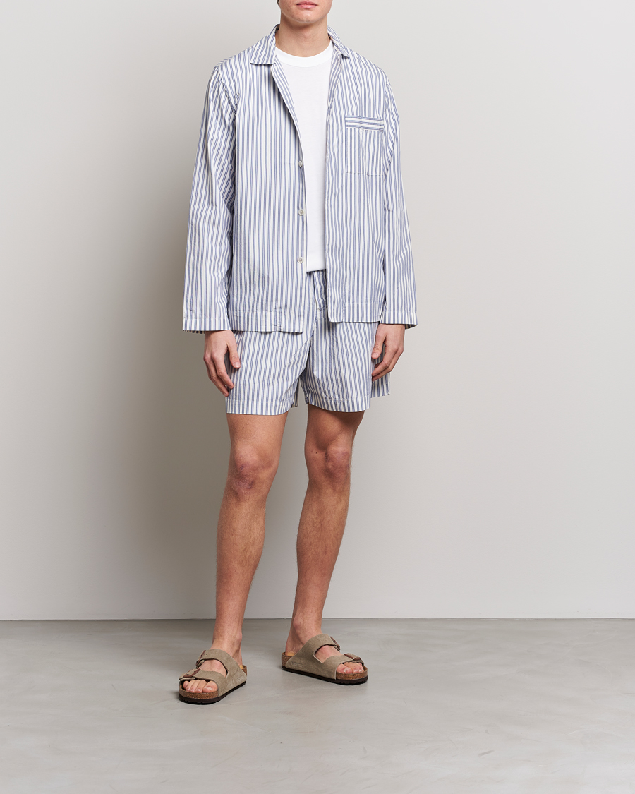 Herren | Schlafanzüge & Bademäntel | Tekla | Poplin Pyjama Shorts Skagen Stripes