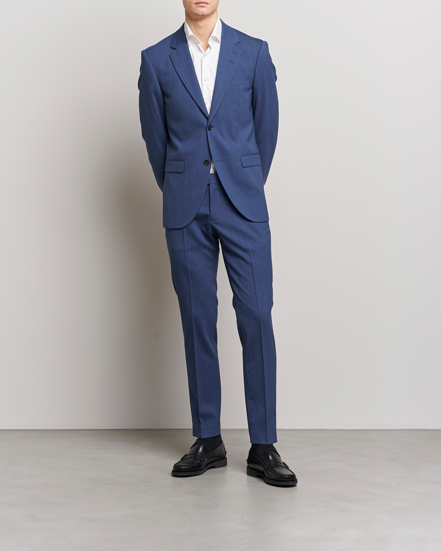 Herren | Sakkos | Tiger of Sweden | Jamonte Wool Blazer Garage Blue
