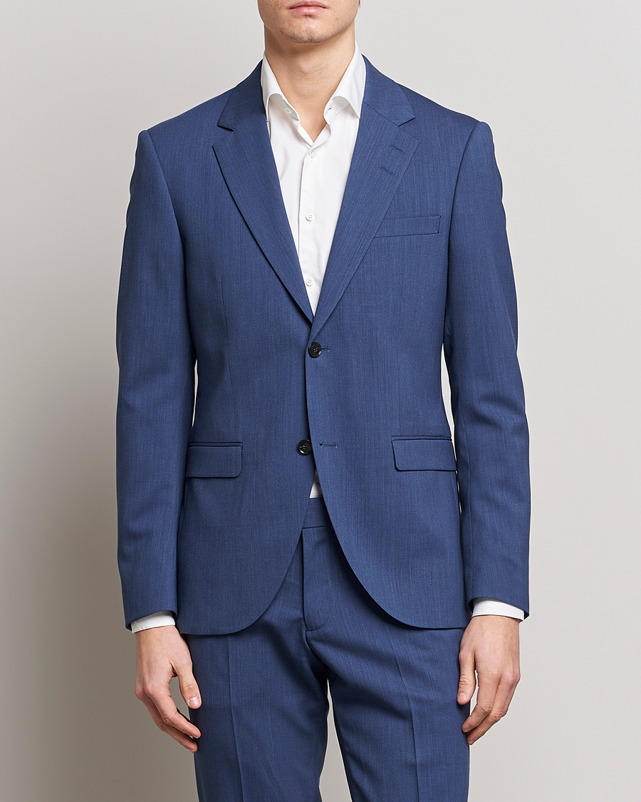 Herren | Sakkos | Tiger of Sweden | Jamonte Wool Blazer Garage Blue