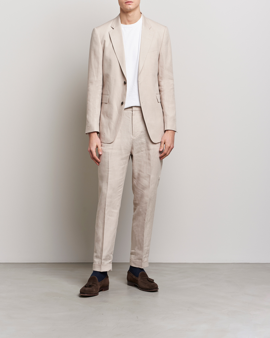 Herren | Sakkos | Tiger of Sweden | Justin Linen Blazer Cream Sand