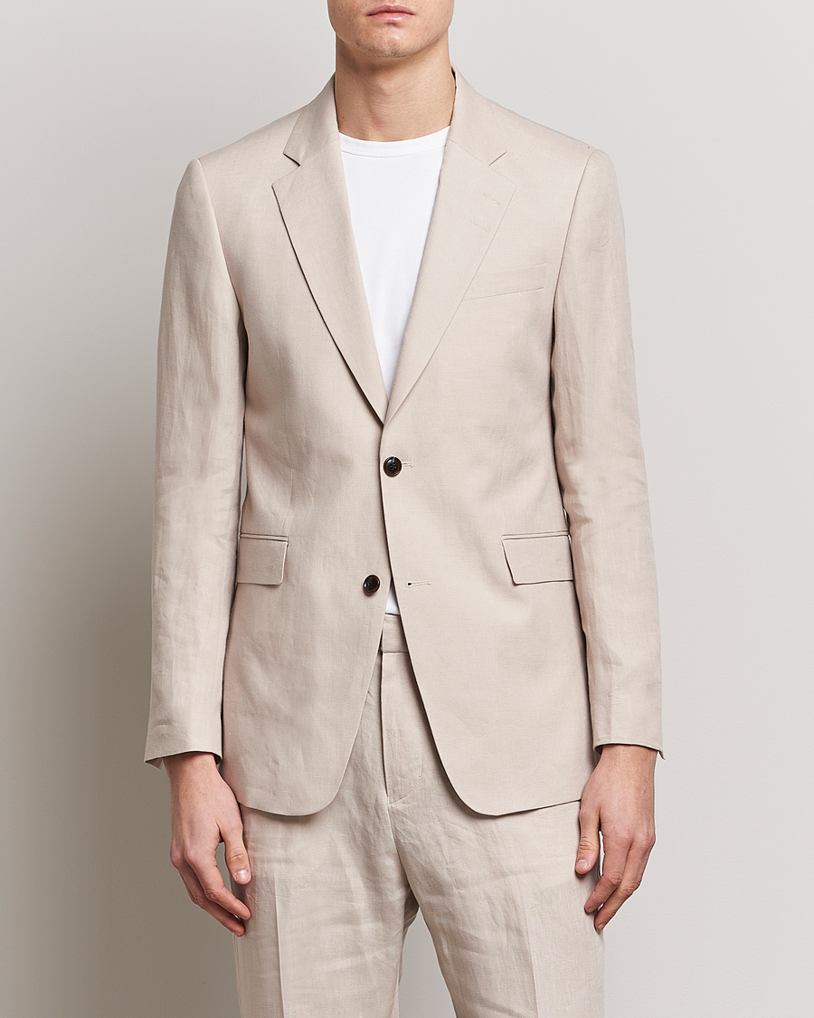 Herren | Sakkos | Tiger of Sweden | Justin Linen Blazer Cream Sand