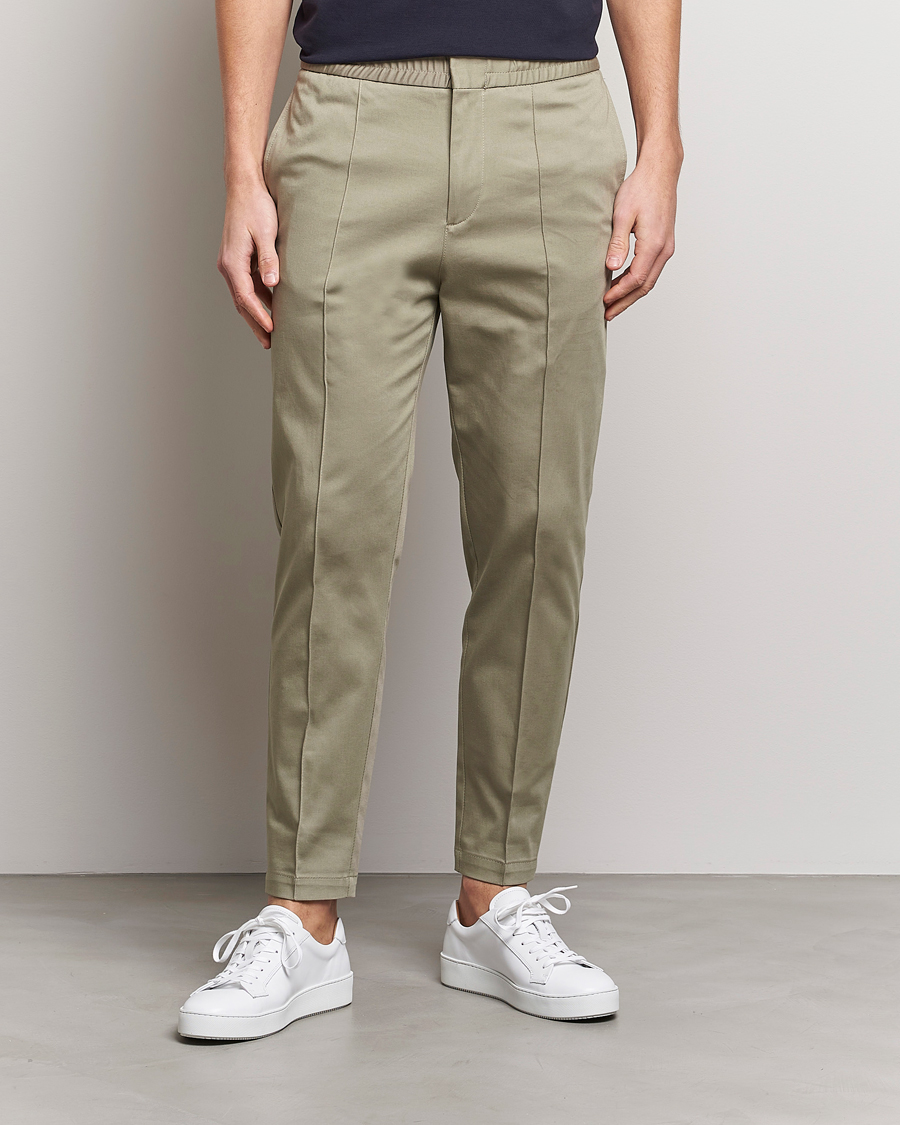 Herren |  | Tiger of Sweden | Sosa Cotton Trousers Dusty Green