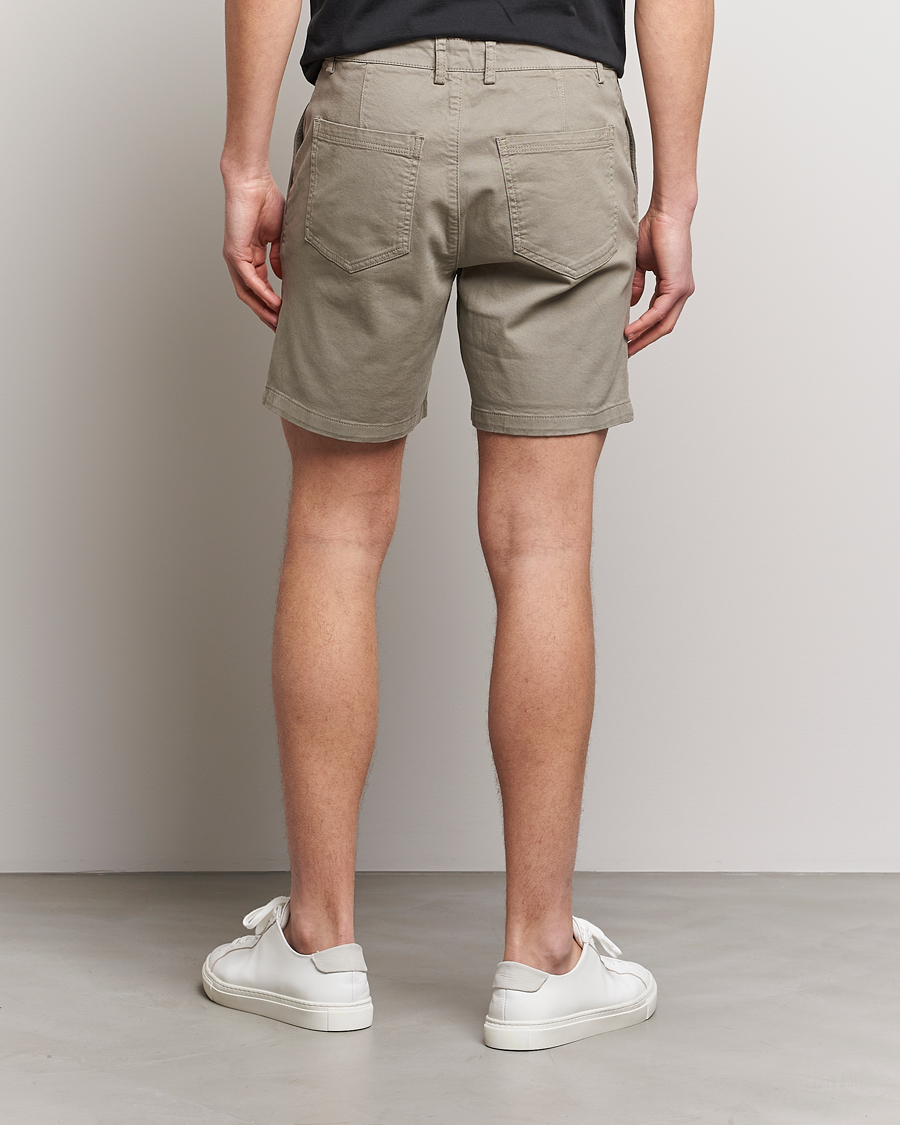 Herren | Shorts | Tiger of Sweden | Caid Cotton Shorts Dusty Green