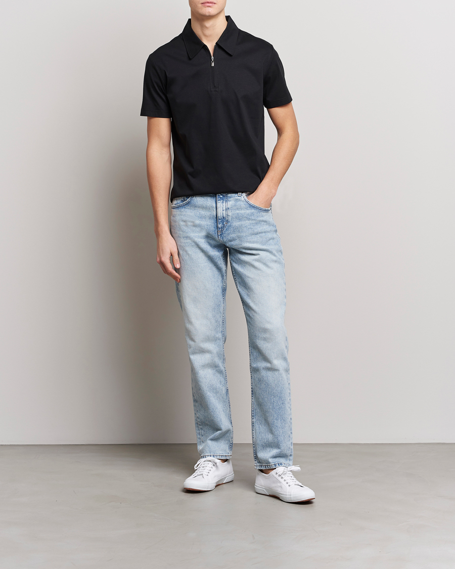 Herren | Hemden | Tiger of Sweden | Laron Mercerized Cotton Shirt Black