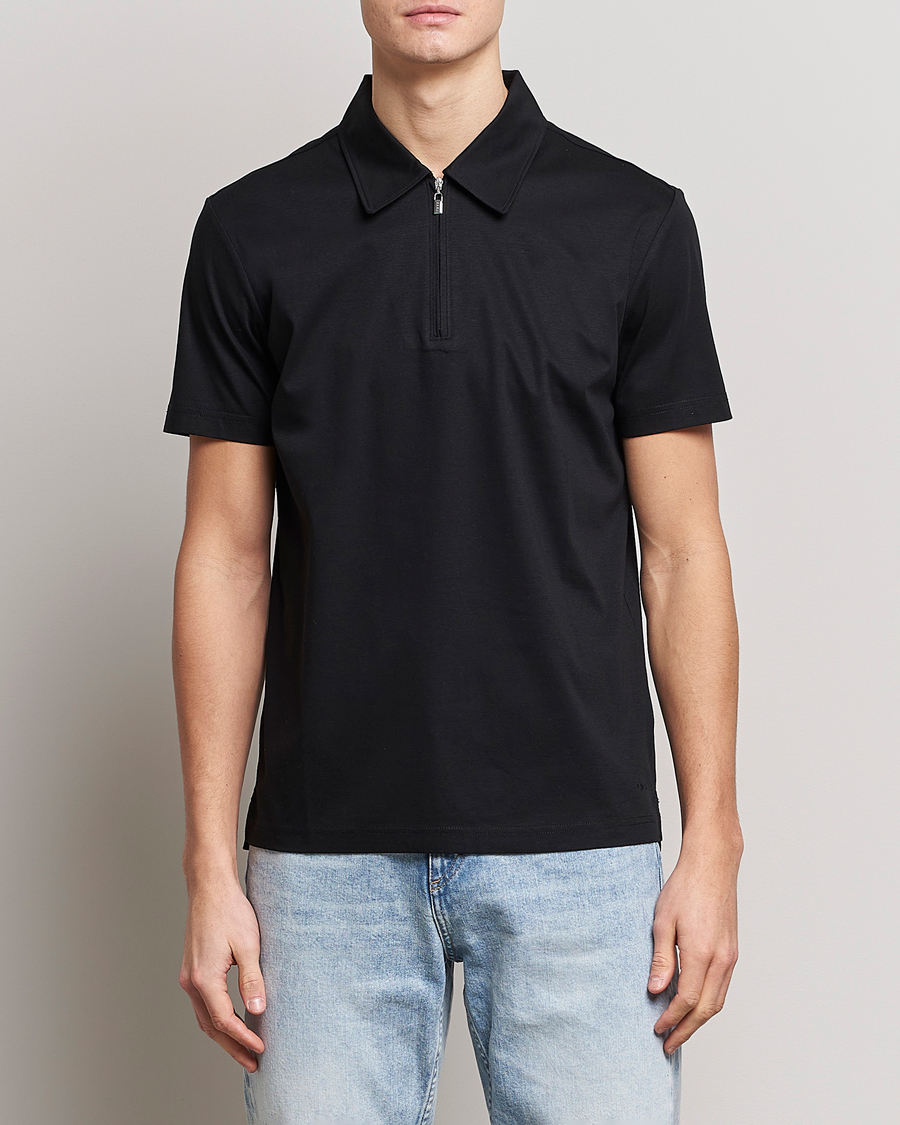 Herren |  | Tiger of Sweden | Laron Mercerized Cotton Shirt Black