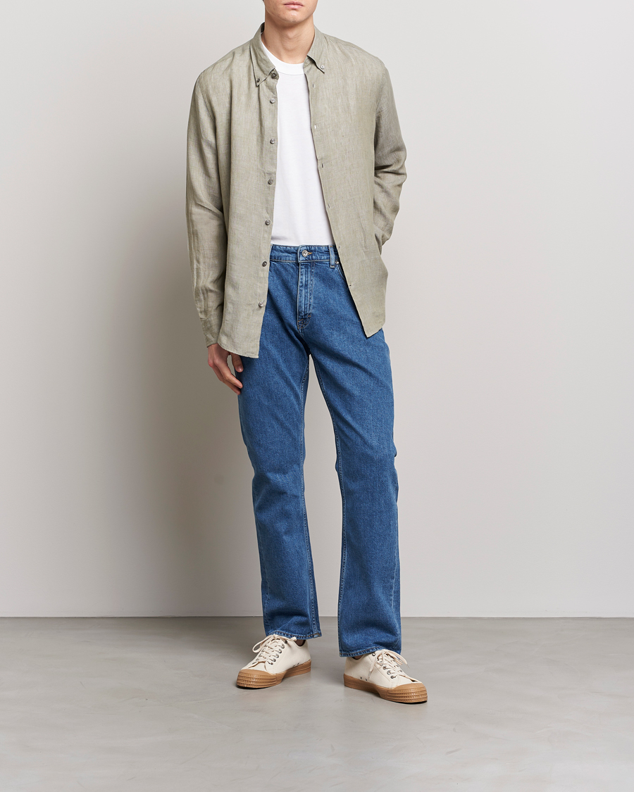 Herren | Hemden | Tiger of Sweden | Sankt Linen Shirt Shadow