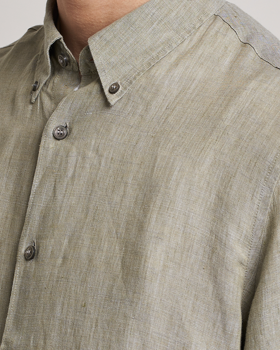 Herren | Hemden | Tiger of Sweden | Sankt Linen Shirt Shadow
