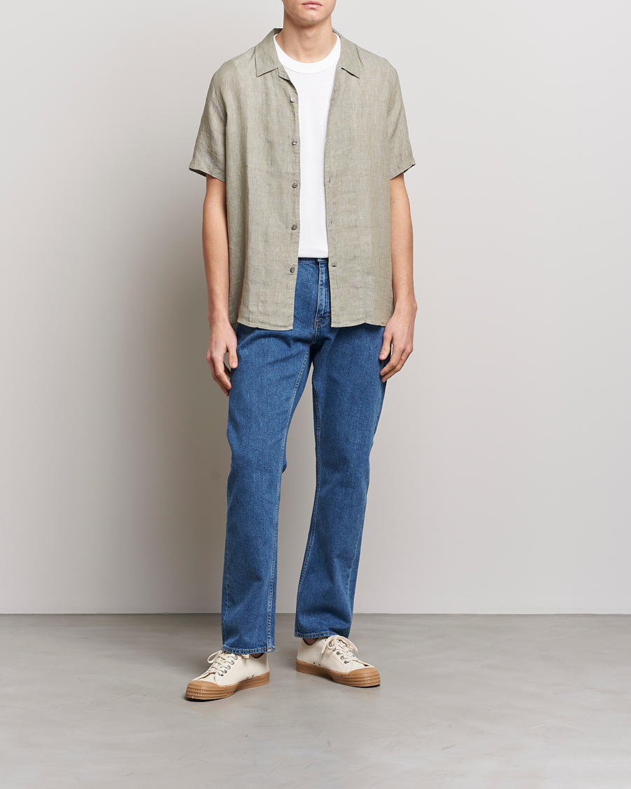 Herren | Hemden | Tiger of Sweden | Riccerdo Linen Shirt Shadow