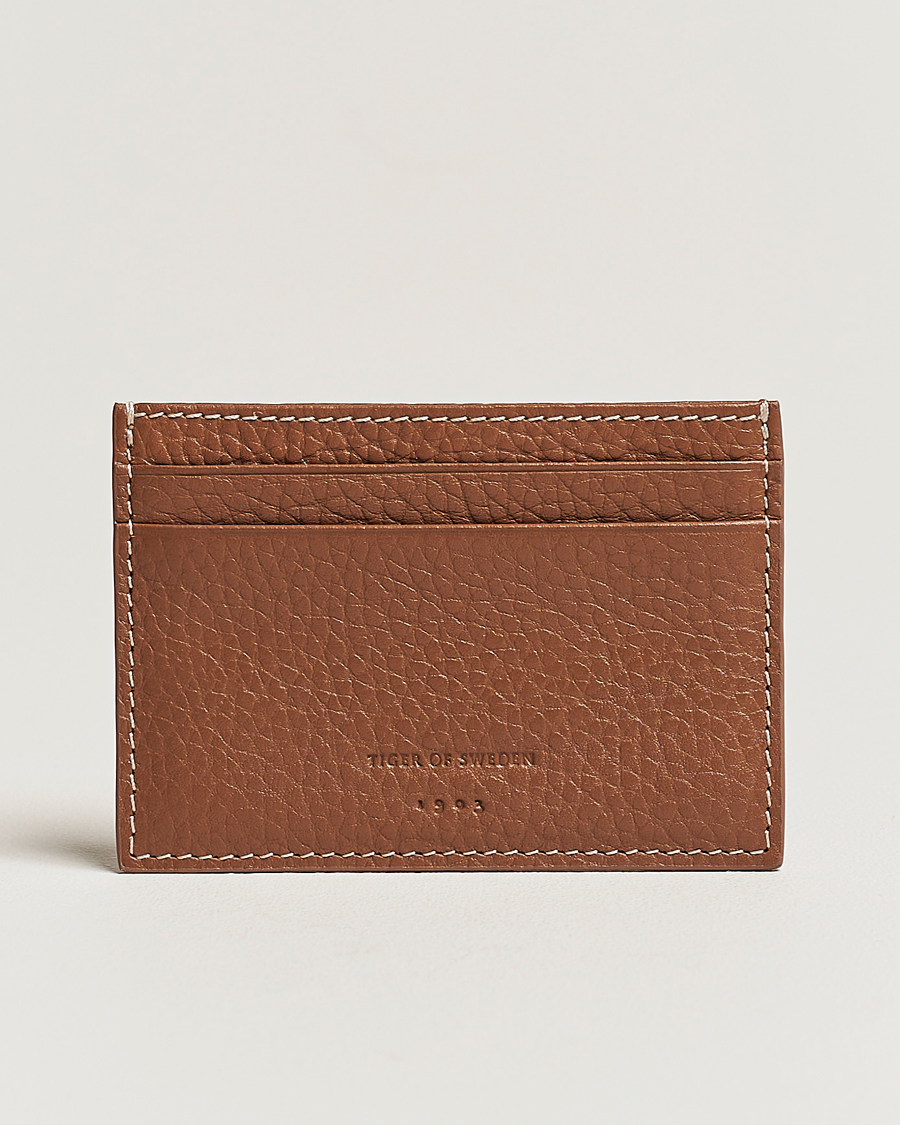 Herren | Tiger of Sweden Wharf Card Holder Caramel Cafe | Tiger of Sweden | Wharf Card Holder Caramel Cafe