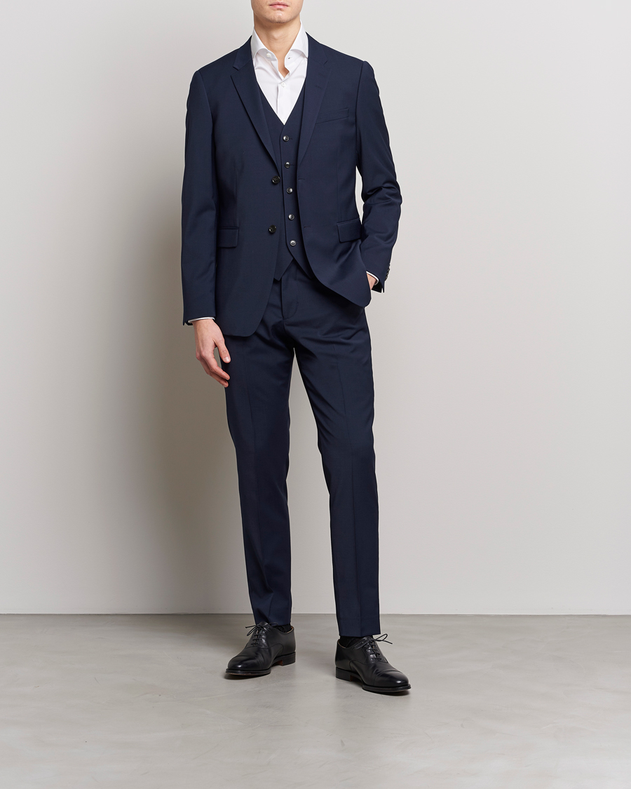 Herren | Sakkos | Tiger of Sweden | Jerretts Wool Travel Suit Blazer Royal Blue