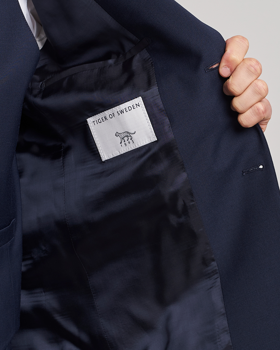 Herren | Sakkos | Tiger of Sweden | Jerretts Wool Travel Suit Blazer Royal Blue