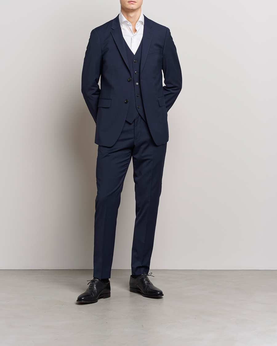 Herren | Hosen | Tiger of Sweden | Tenuta Wool Travel Suit Trousers Royal Blue