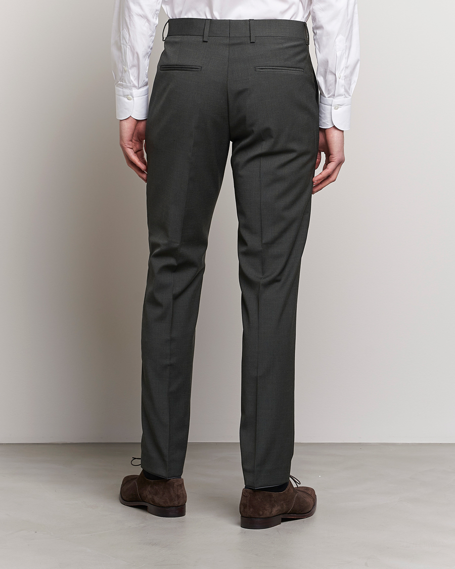 Herren | Hosen | Tiger of Sweden | Tenuta Wool Travel Suit Trousers Olive Extreme