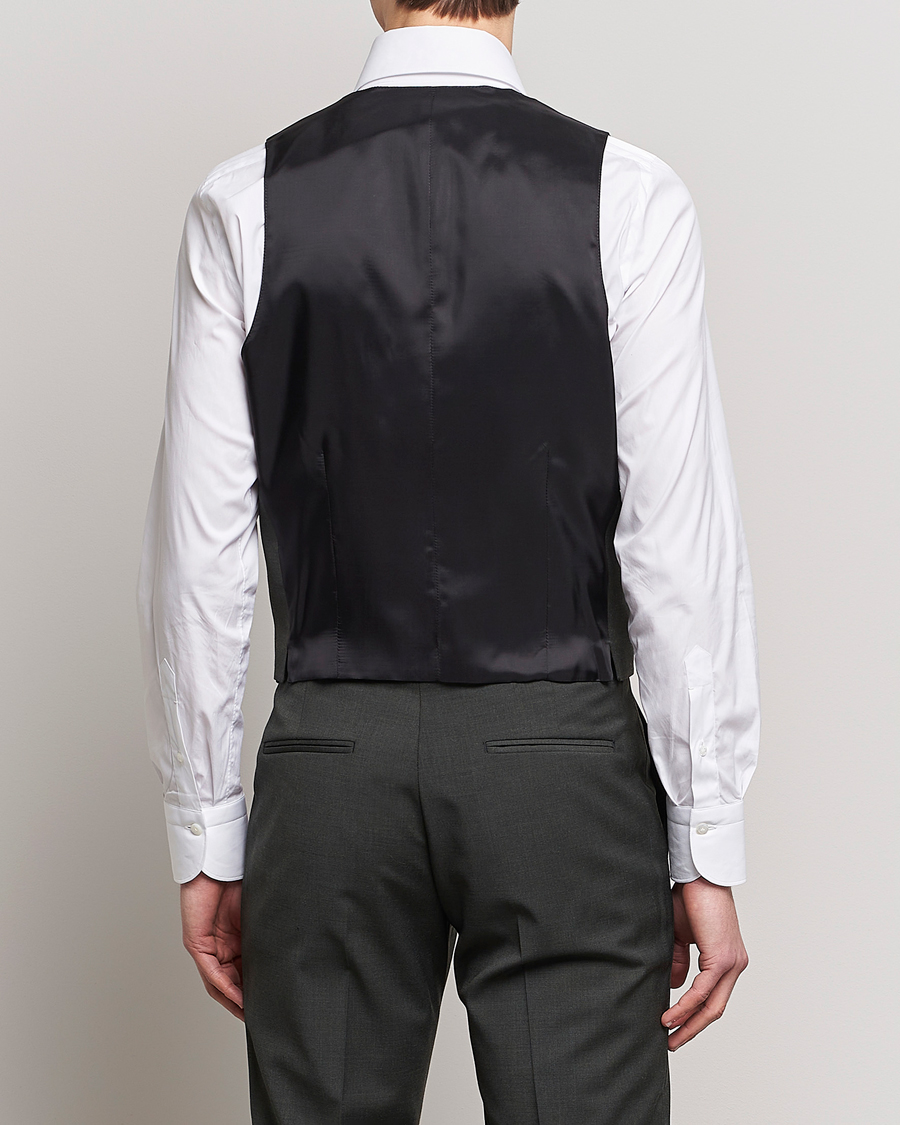 Herren | Westen | Tiger of Sweden | Wayde Wool Travel Waistcoat Olive Extreme