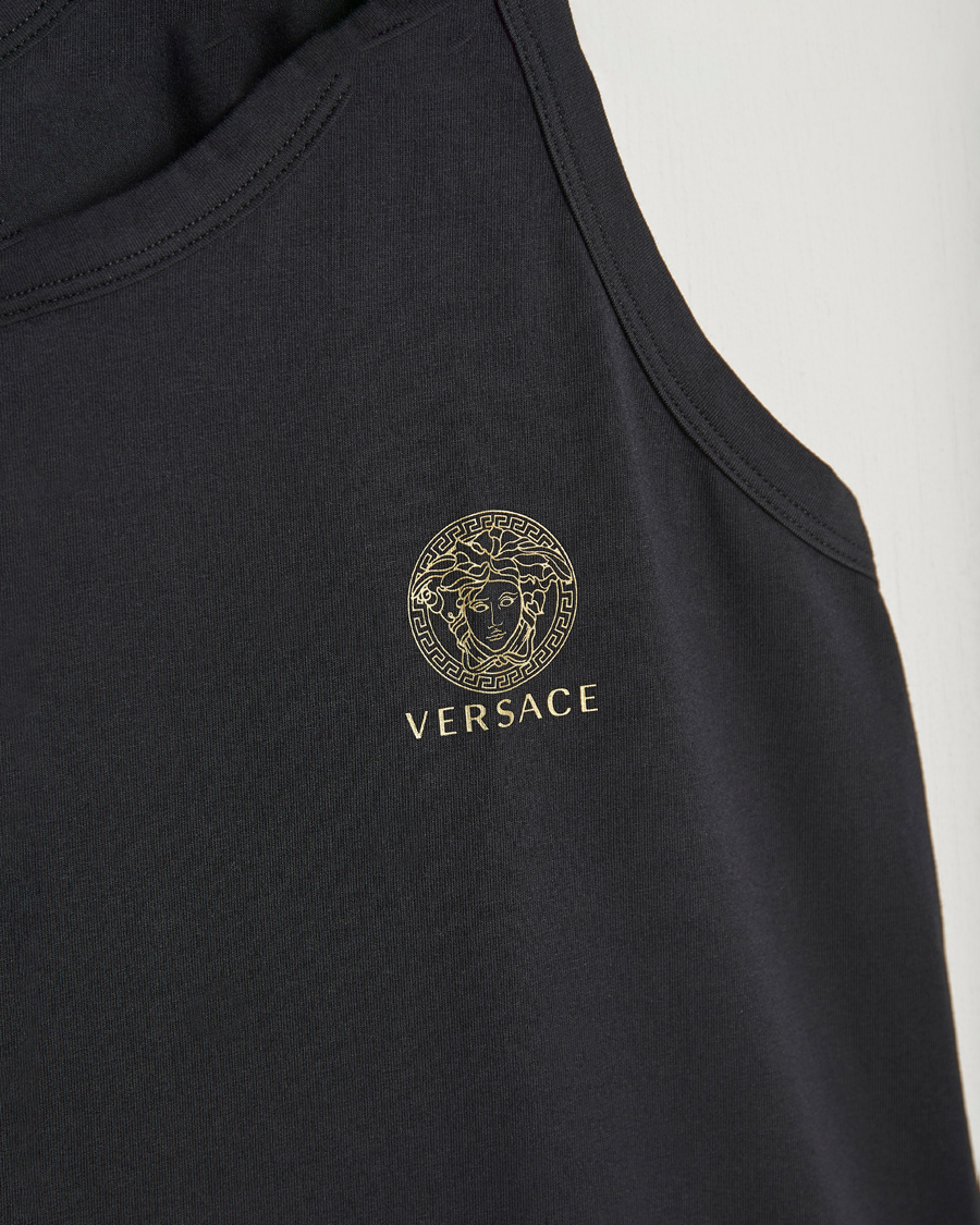 Herren | Schwartze t-shirts | Versace | Medusa Tank Top Black
