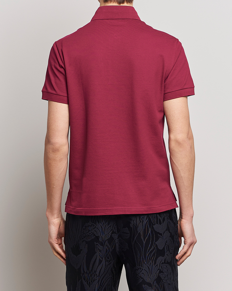 Herren | Poloshirt | Etro | Short Sleeve Contrast Paisley Polo Rosa