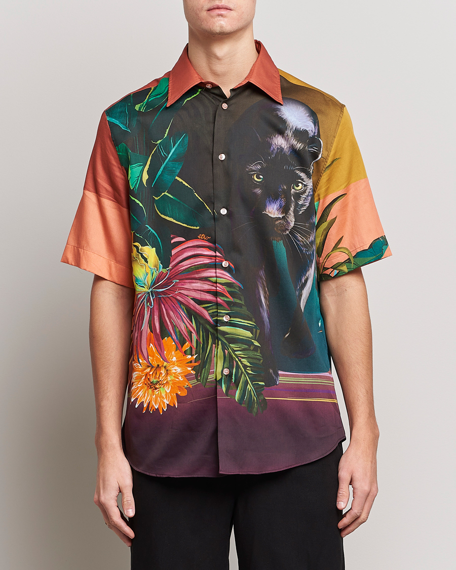 Herren | Kurzarmhemden | Etro | Printed Camp Collar Shirt Multicolor