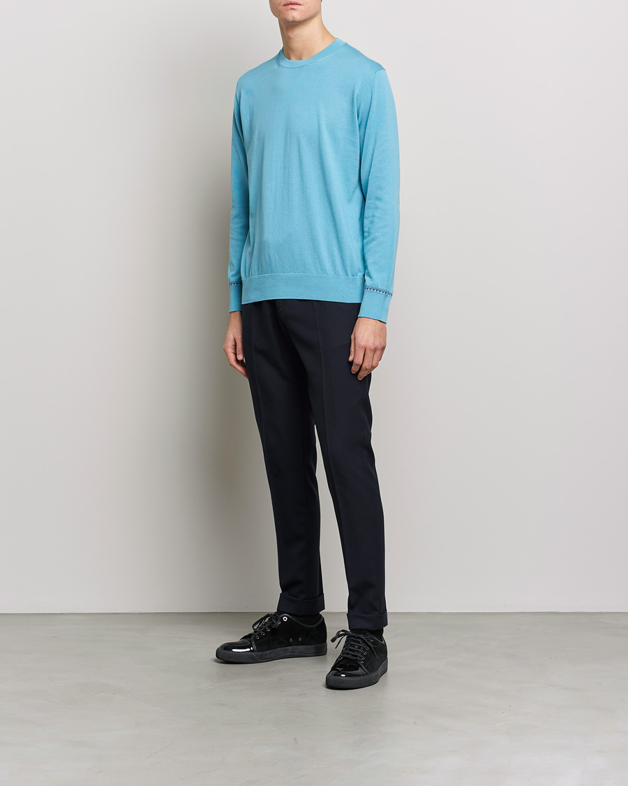 Herren | Pullover | Etro | Crew Neck Pullover Azzurro