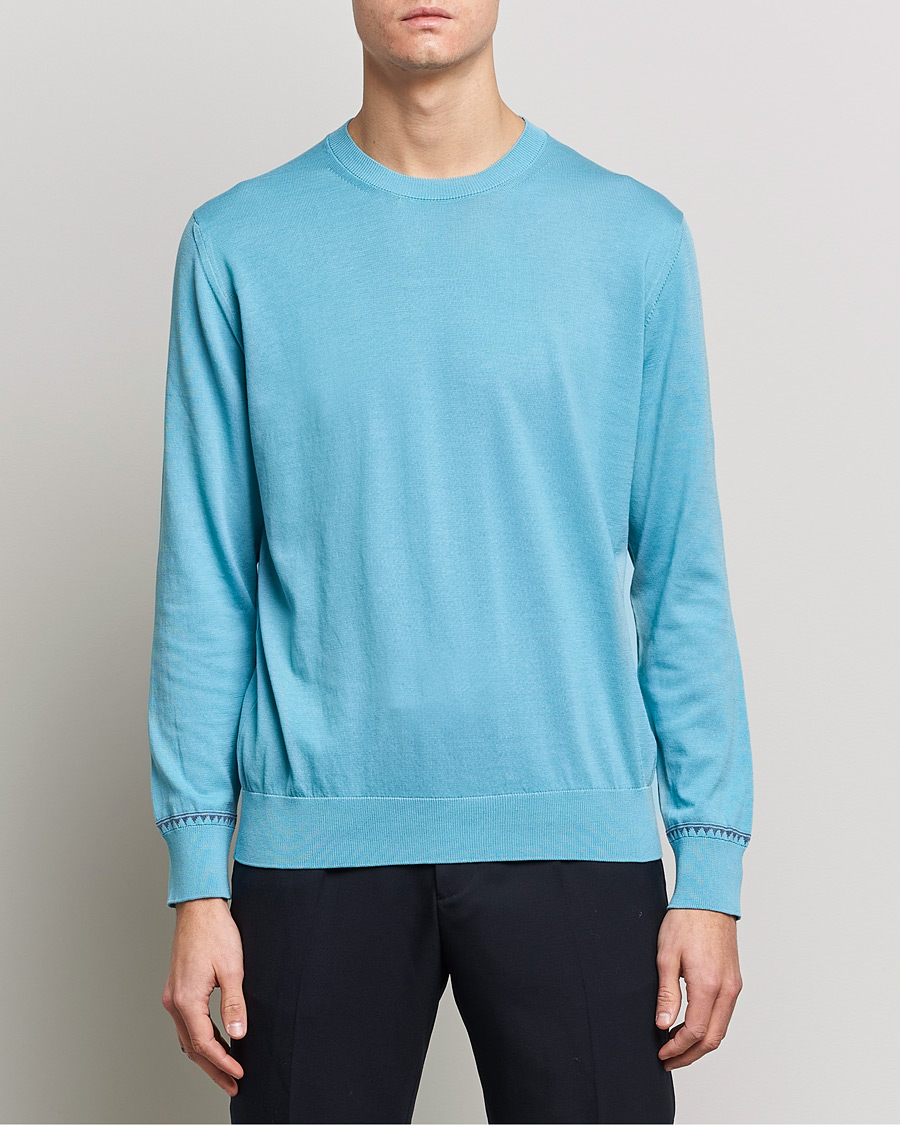 Herren | Pullover | Etro | Crew Neck Pullover Azzurro