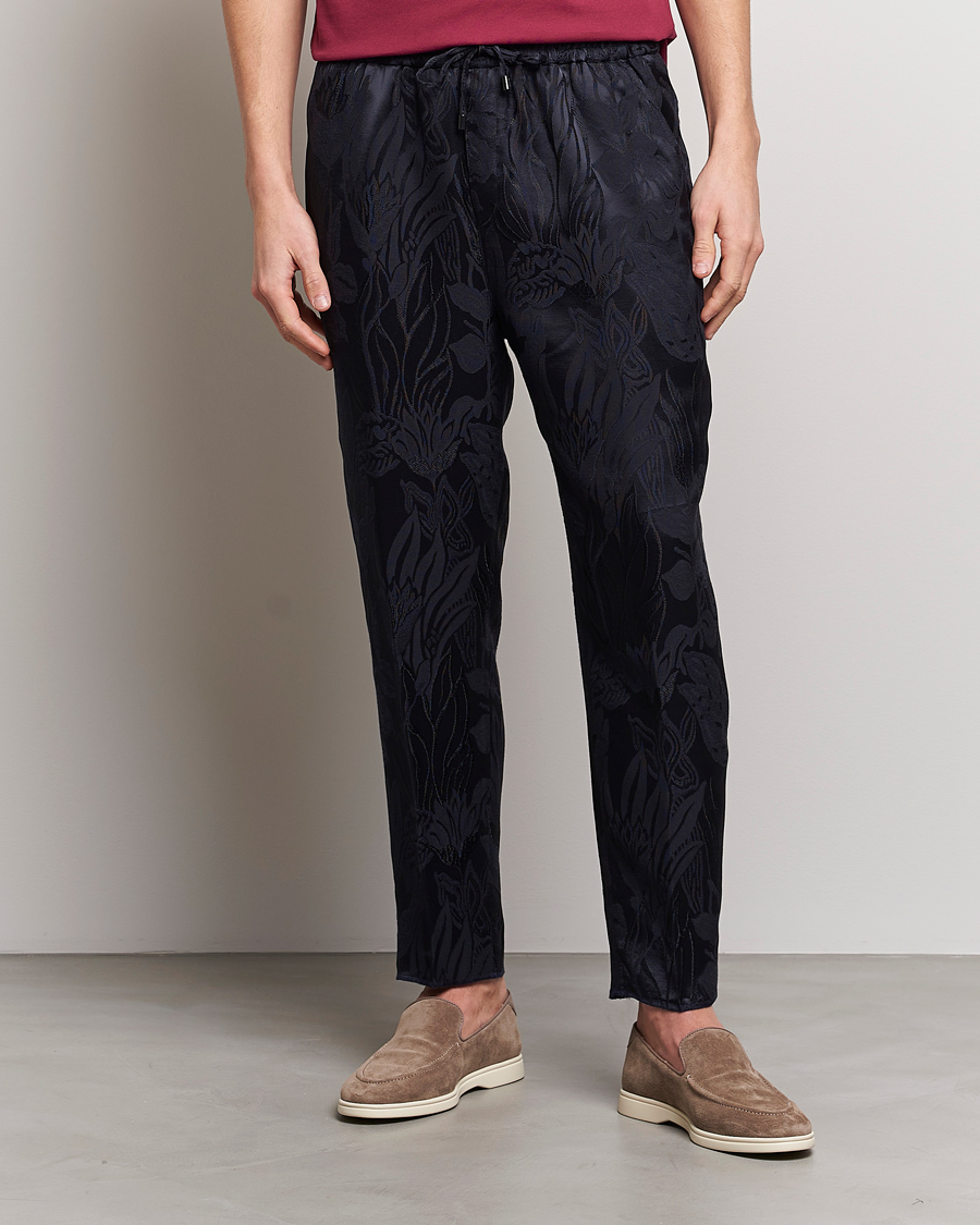 Herren | Hosen | Etro | York Drawstring Trousers Navy