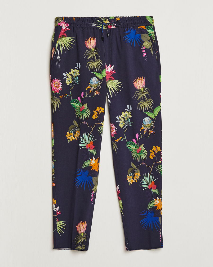 Herren | Hosen | Etro | Printed Casual Trousers Navy