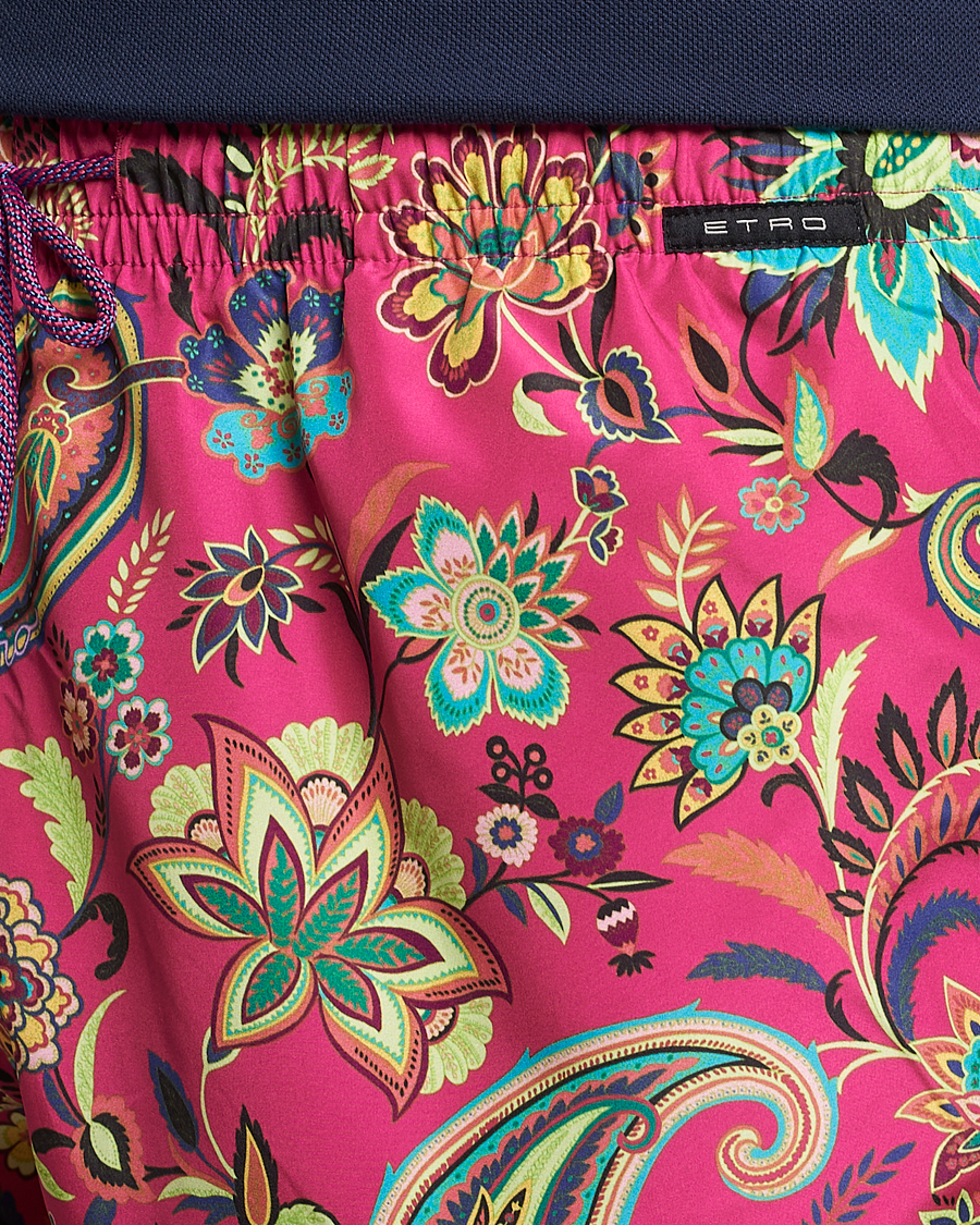 Herren | Badehosen | Etro | Floreale Printed Swim Trunks Rosa