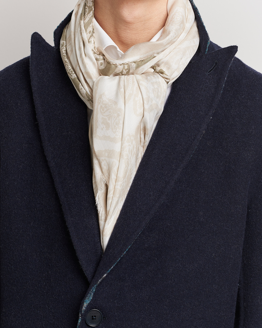 Herren |  | Etro | Shaal Nur Cashmere Blend Scarf White