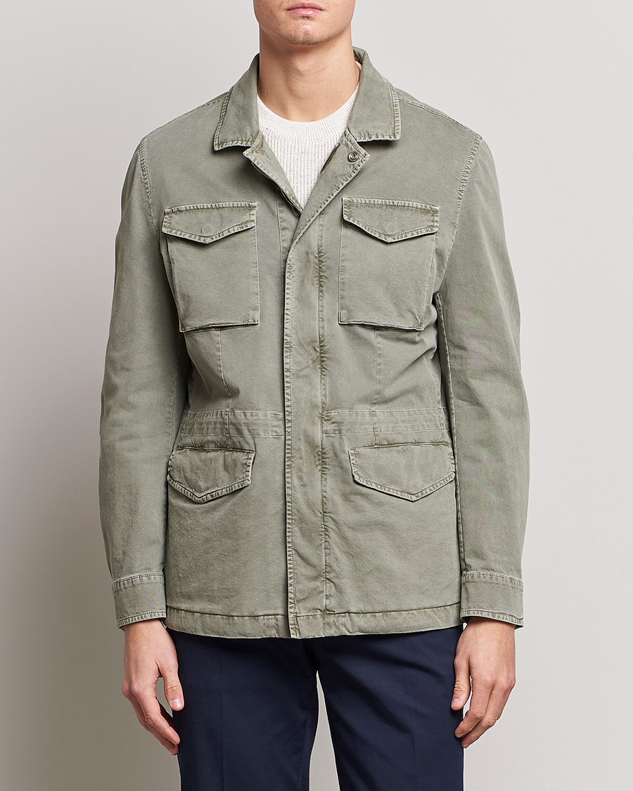 Herren | Jacken | Brunello Cucinelli | Cotton Field Jacket Olive