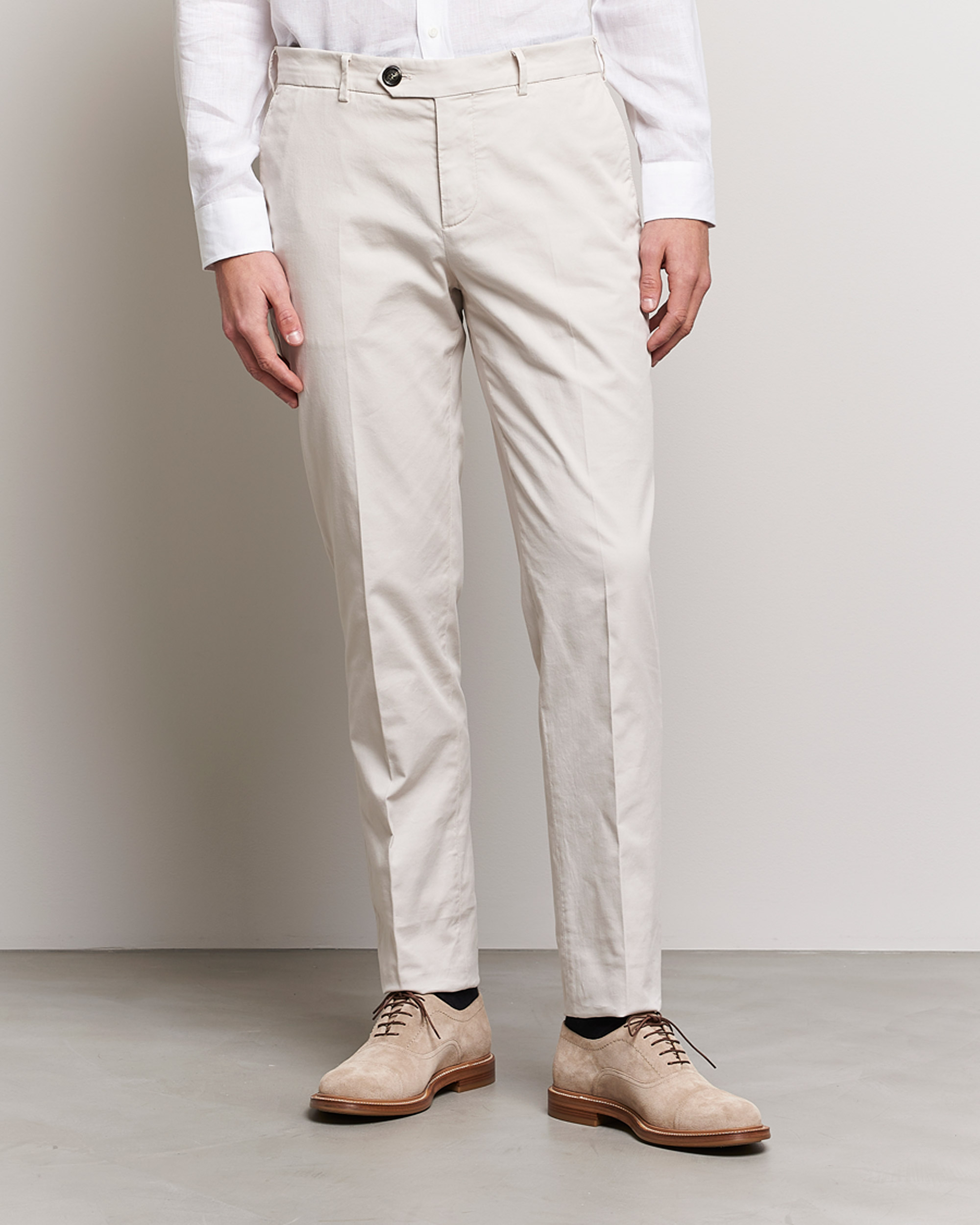 Herren | | Brunello Cucinelli | Slim Fit Cotton Chinos Off White