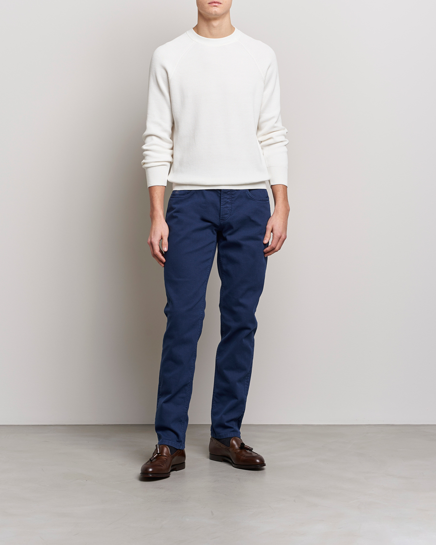 Herren | Hosen | Brunello Cucinelli | Slim Fit 5-Pocket Pants Dark Blue