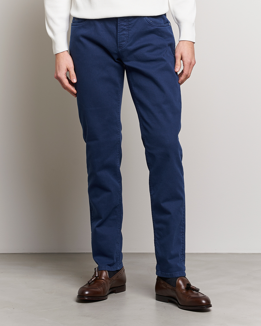 Herren | Brunello Cucinelli | Brunello Cucinelli | Slim Fit 5-Pocket Pants Dark Blue