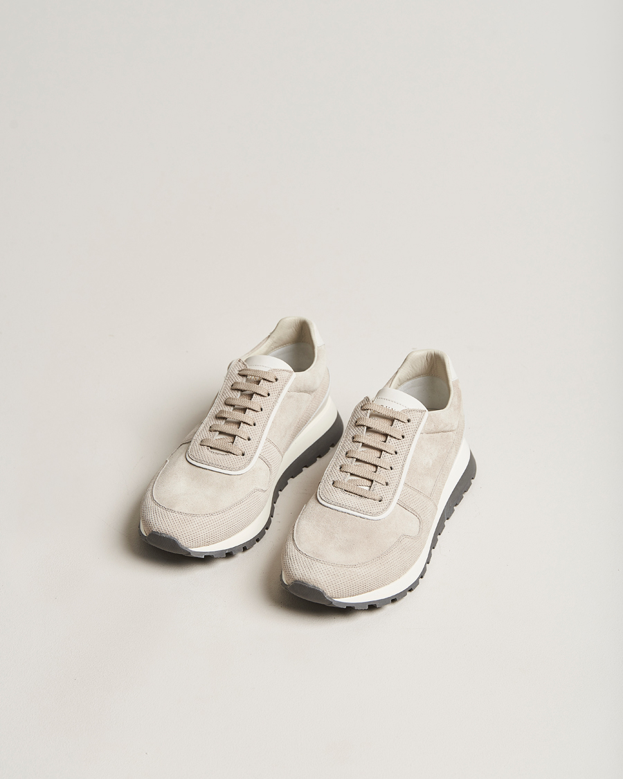 Herren | Brunello Cucinelli | Brunello Cucinelli | Perforated Running Sneakers Sand