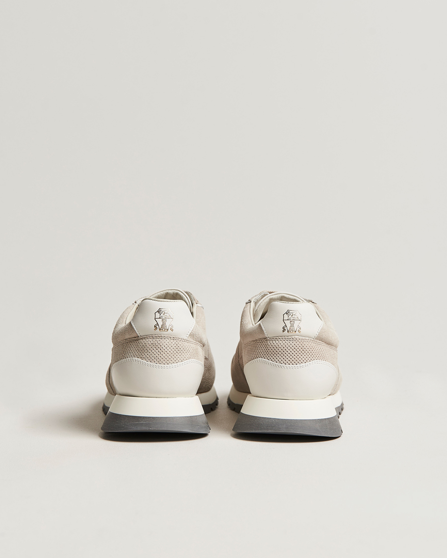 Herren | Brunello Cucinelli Perforated Running Sneakers Sand | Brunello Cucinelli | Perforated Running Sneakers Sand
