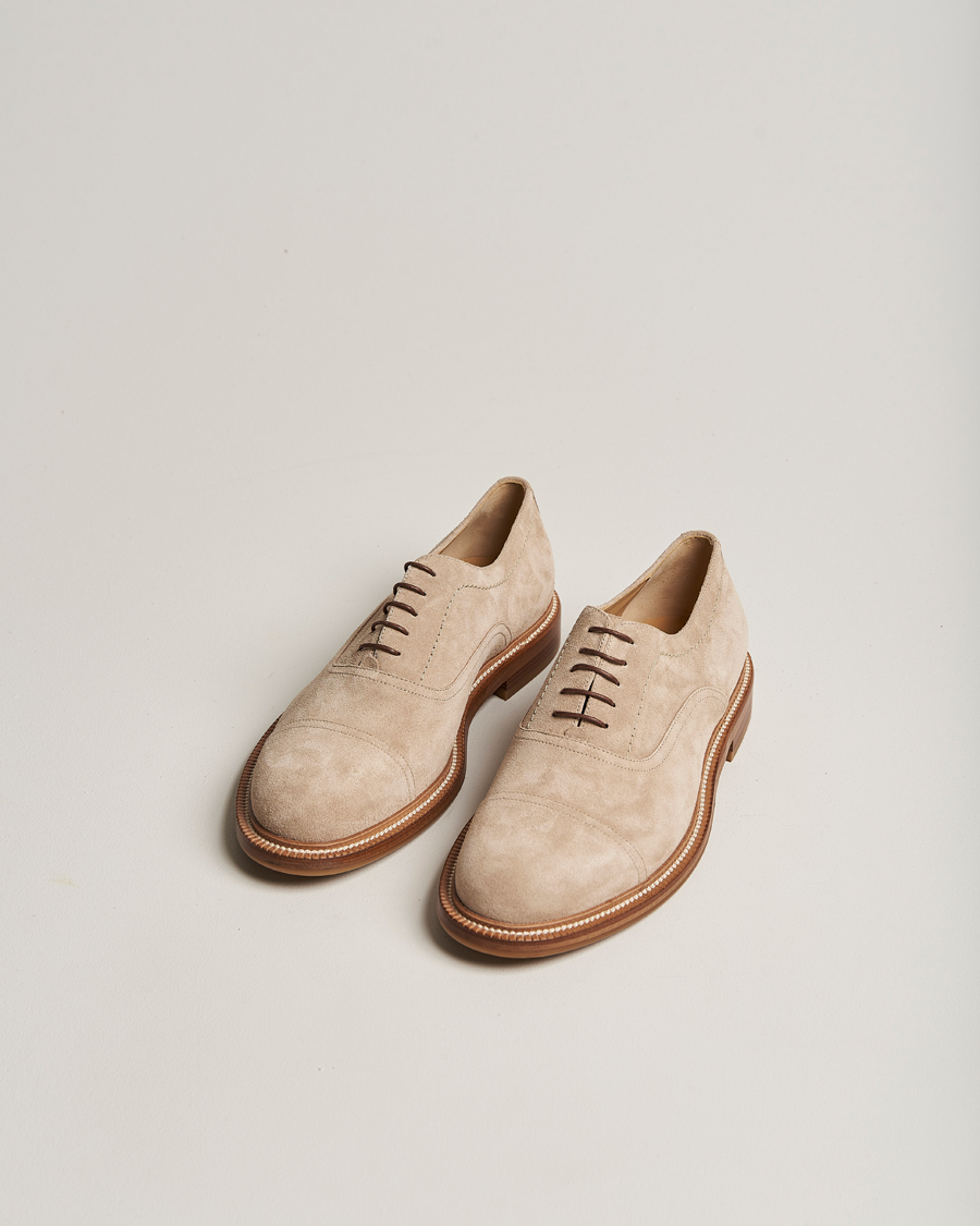 Herren |  | Brunello Cucinelli | Cap Toe Oxford  Desert Suede
