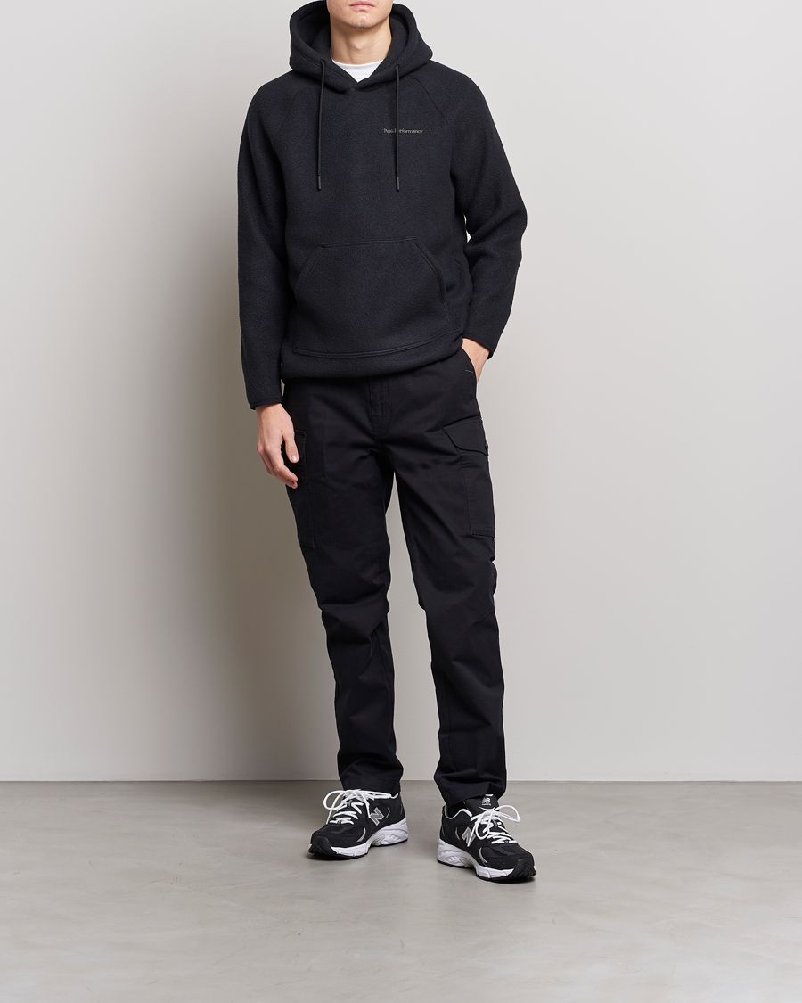 Herren | Pullover | Peak Performance | Fleece Hood Black