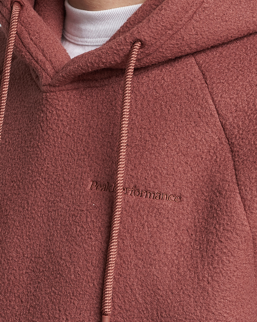 Herren | Pullover | Peak Performance | Fleece Hood Classic Clay