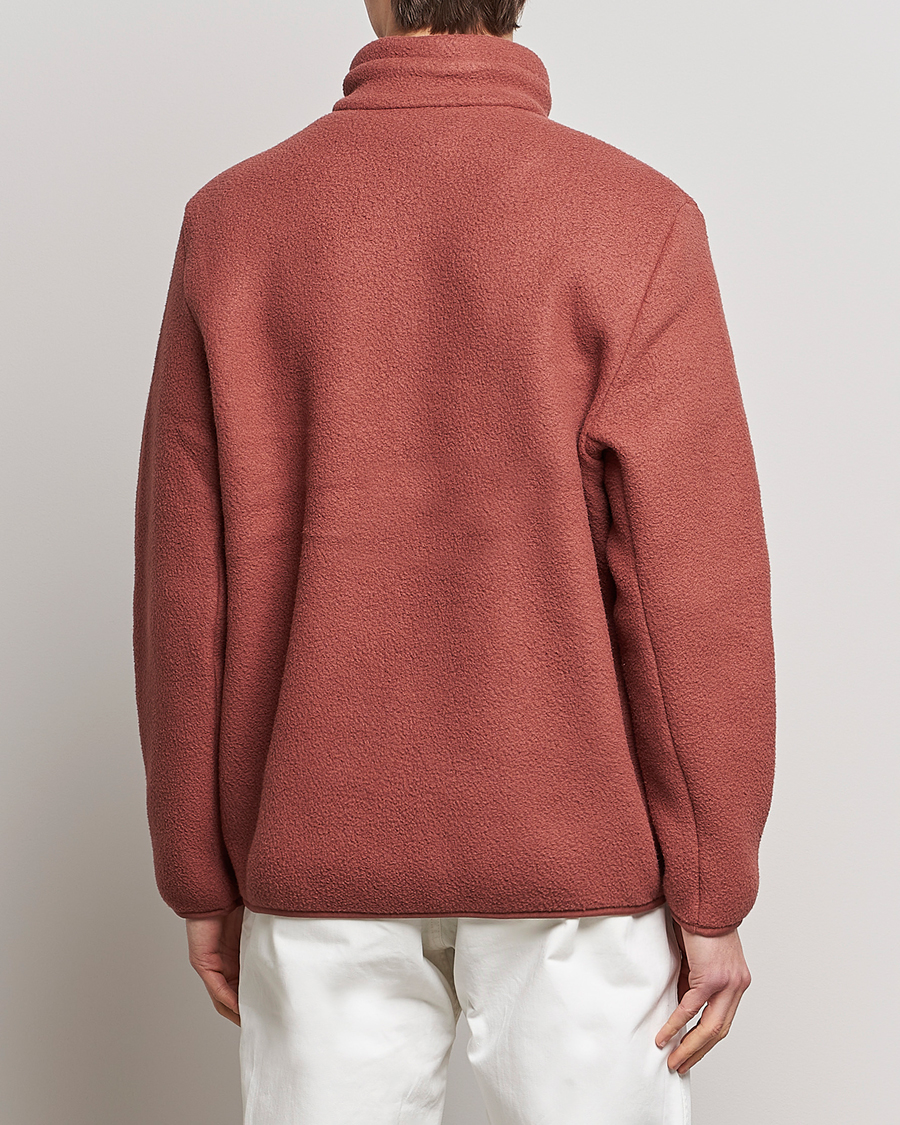 Herren | Pullover | Peak Performance | Fleece Snap Sweater Classic Clay