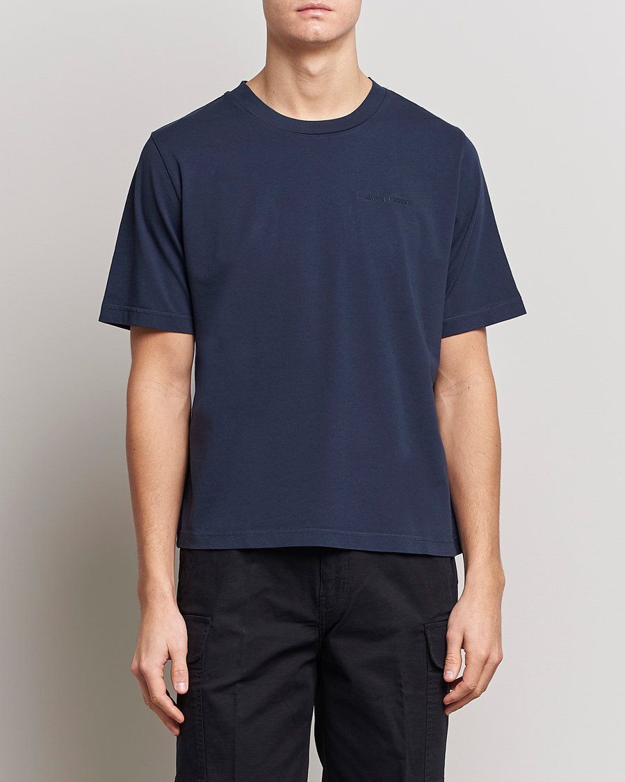 Herren |  | Peak Performance | Original Logo Crew Neck T-Shirt Blue Shadow