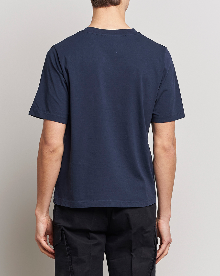 Herren | T-Shirts | Peak Performance | Original Logo Crew Neck T-Shirt Blue Shadow