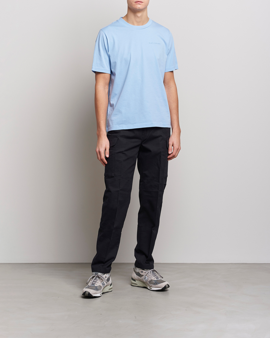 Herren | T-Shirts | Peak Performance | Original Small Logo Tee Amity Blue