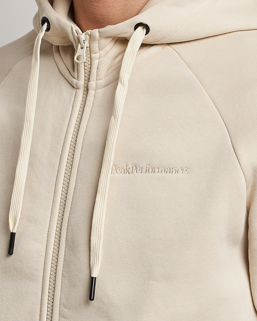 Herren | Pullover | Peak Performance | Original Small Logo Full Zip Sand Fog