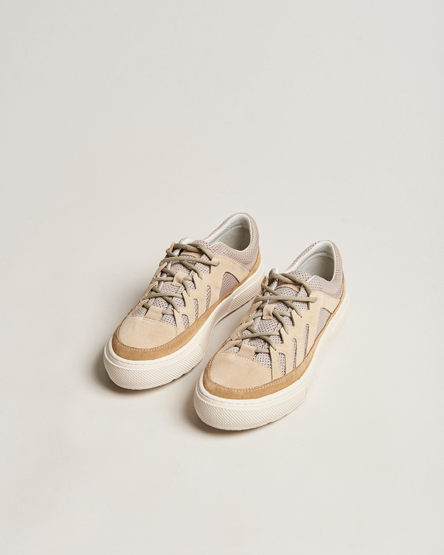 Herren |  | Diemme | Lonato Low Sneaker Beige Mesh